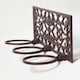 image 4 of Homescapes Brown Cast Iron Parisian Style Flowerpot Holder