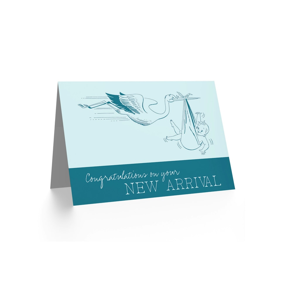 image 1 of Birth Celebrate New Arrival Boy Baby New Baby Card