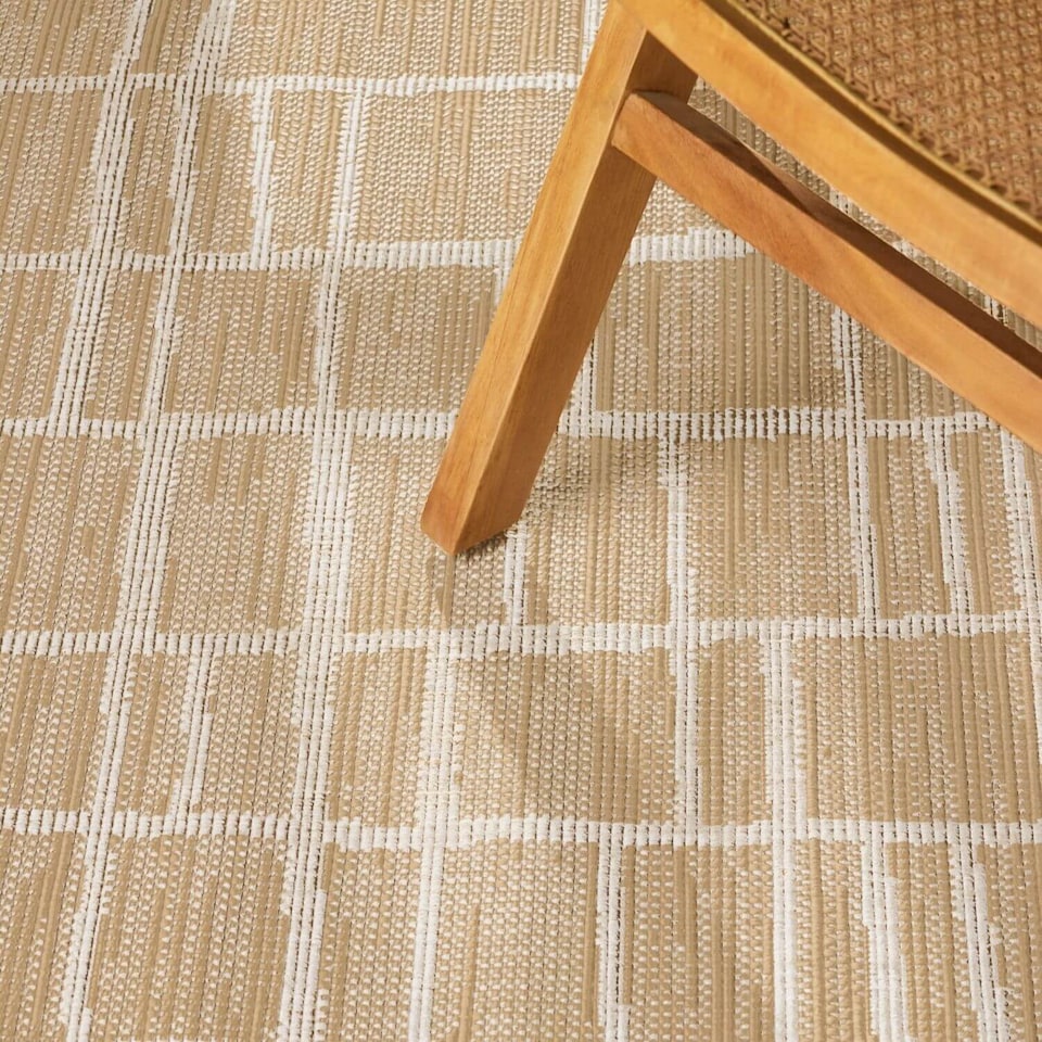 image 1 of Ted Baker Indoor Outdoor Crouch Round Abstract Rug