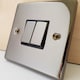 image 5 of SE HOME Black Nickel 2 Gang Twin Coaxial TV Socket | Black | Black Nickel