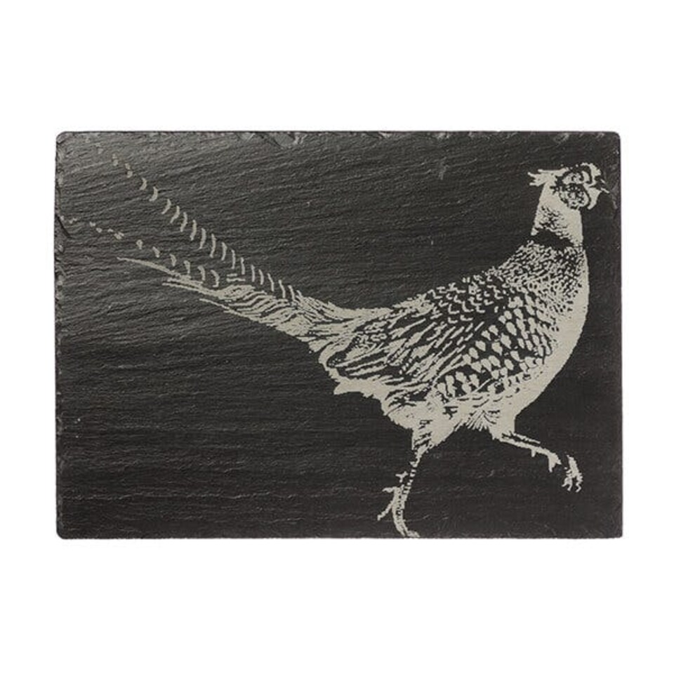image 1 of The Just Slate Company Pheasant Slate Cheese Board
