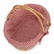 image 6 of Medium Swing Handle Shopping Basket with Lining Multi | Garden Rose | M