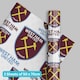 image 2 of West Ham FC 2 Sheets & 2 Tags Gift Wrap