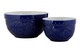 image 1 of Gigi Set Of Two Blue And White Mixing Bowls