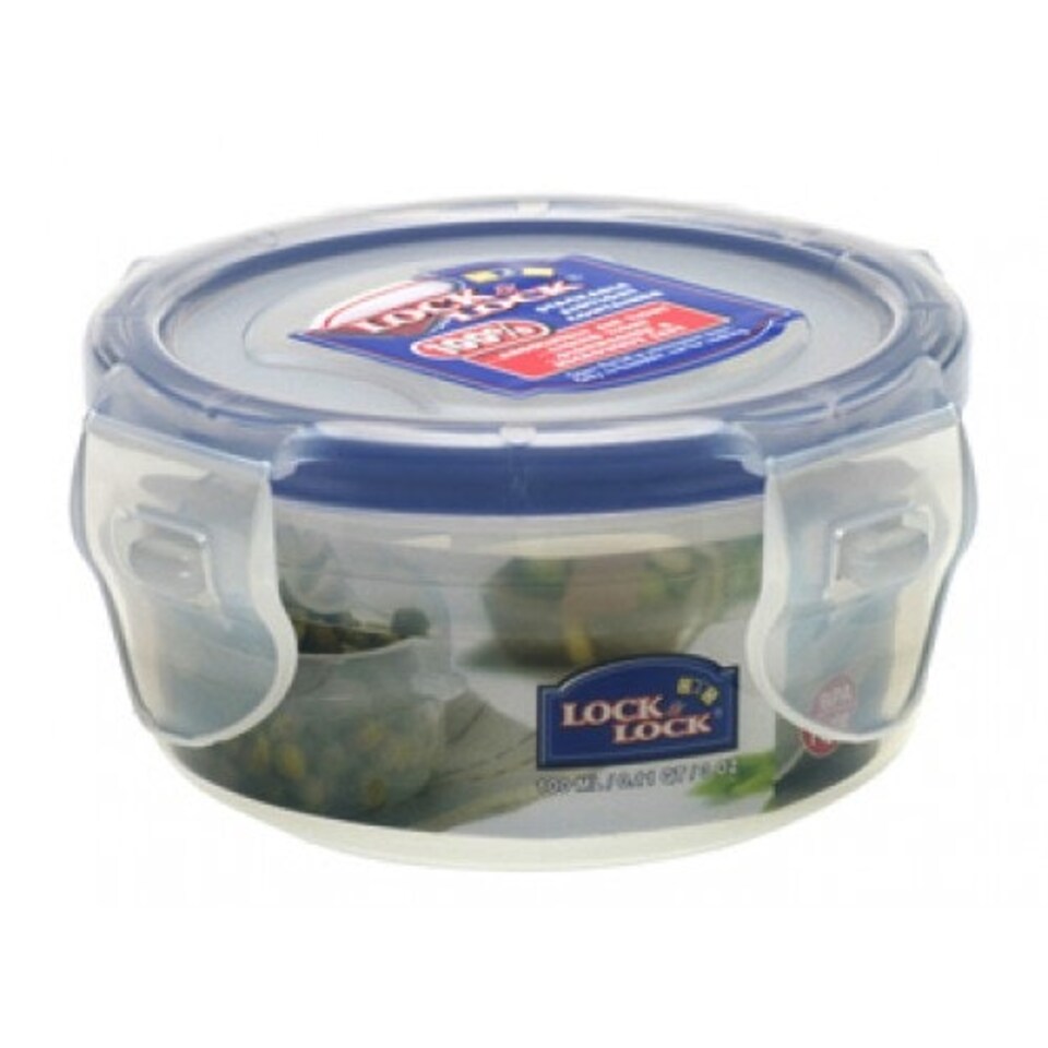 image 1 of Lock & Lock Round Food Container - Transparent - 13 x 18.5cm