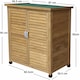 image 2 of Wooden Garden Shed Outdoor Store Cupboard Tool Storage Lawn Mower Wood Cabinet