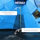 image 10 of Outsunny 6-7 Person Large Family Party Camping Tent W/ Carrying Bag, Blue