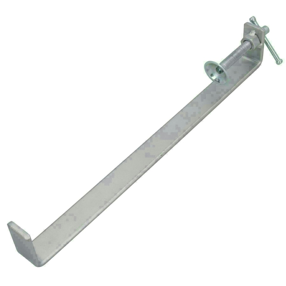 image 1 of 300mm Brick Laying Profile Clamp Holder Fastener Carpentry Internal Wall Clamps 2pc