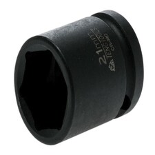 Impact Socket Hexagon 6-Point 1/2in Drive 21mm - TEN920521N