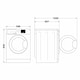 image 4 of Hotpoint CHD-93MWW-UK 9kg Load Heat Pump Tumble Dryer Pet Hair Care White