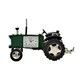 image 1 of Wm Widdop Miniature Clock Tractor Green & Black Roman Dial Green | Black