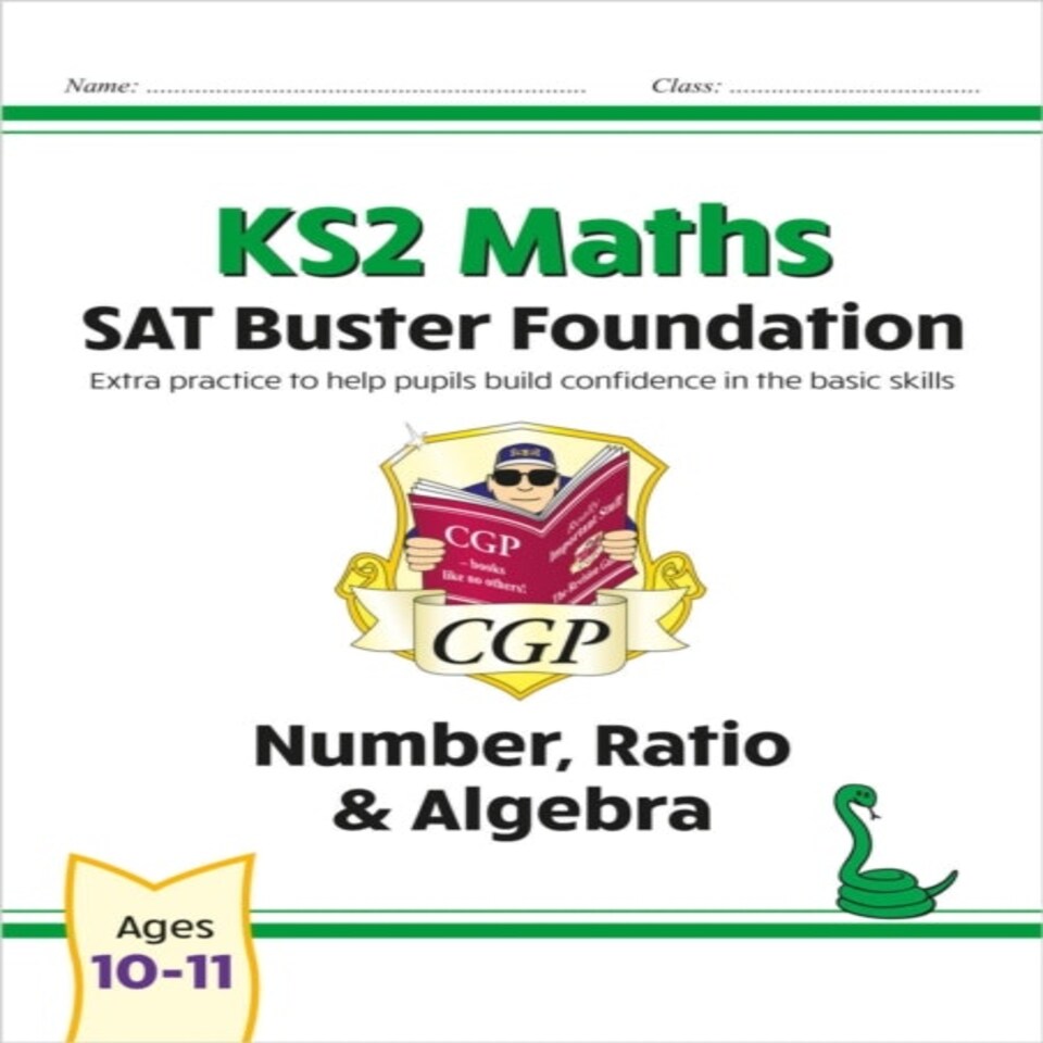 Ks2 Maths Sat Buster Foundation: Number Ratio & Algebra (for The 2026 Tests)