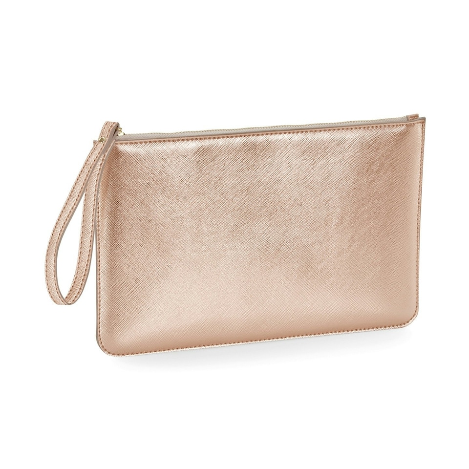 Bagbase Boutique Accessory Pouch - Rose Gold - One Size Pink