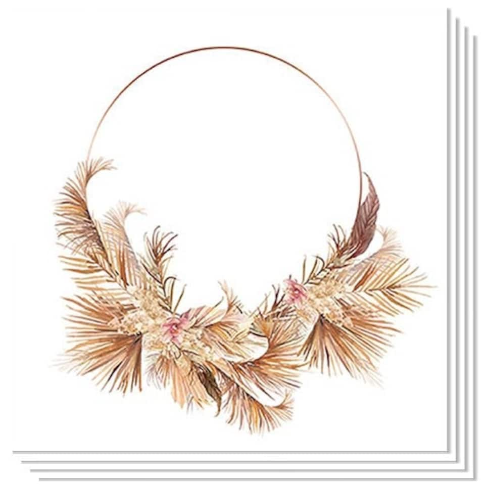 Potpourri Ring Premium Decoupage Luncheon Napkins 3 Ply 33cm - Pack of 20