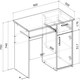 image 3 of Computer Desk Maja Sonoma Oak White (1 box) White