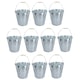 image 1 of 15L Galvanised Steel Metal Bucket Pail Water Coal Fire Greenhouse Garden Plants 10pc