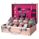 image 1 of Dawn Till Dusk Make Up Large Storage Vanity Case Set 80pc - Rose Gold