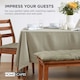 image 7 of Homescapes Garden Bench Cushion Luxury 3 Seater 100% Cotton Indoor Outdoor Seat Pad Grey | 143 x 48 cm