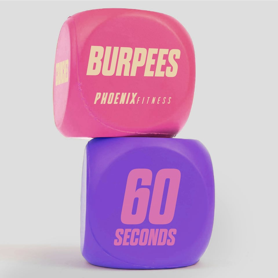 image 1 of Phoenix Fitness Exercise Dice - Pink