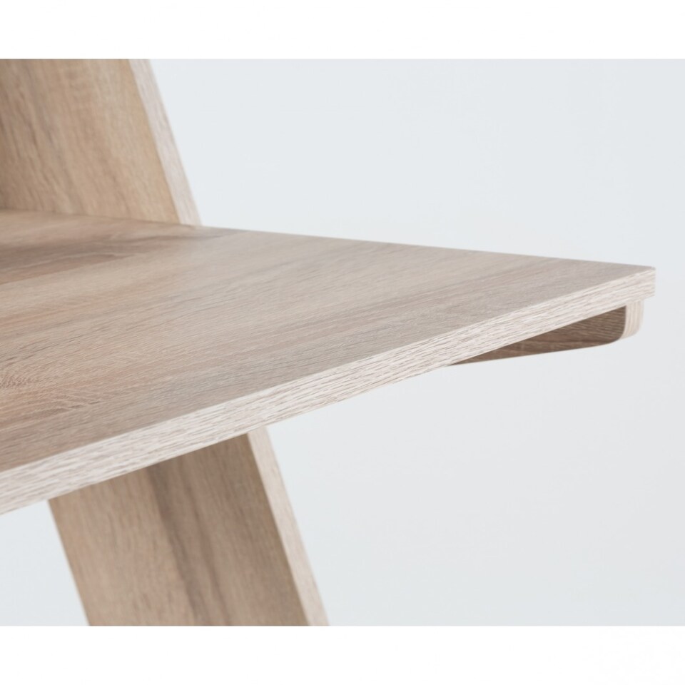 image 1 of Arizona Desk with 2 Shelves in Light Oak Look