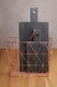 image 1 of Stylish Copper Finish Cross Design Wire Basket, Functional Wireframe Basket For Kitchen, High Quality Basket | Gold