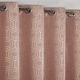 image 1 of Element Geo Thermal Blackout Eyelet Curtains 116cm x 183cm Blush Pink