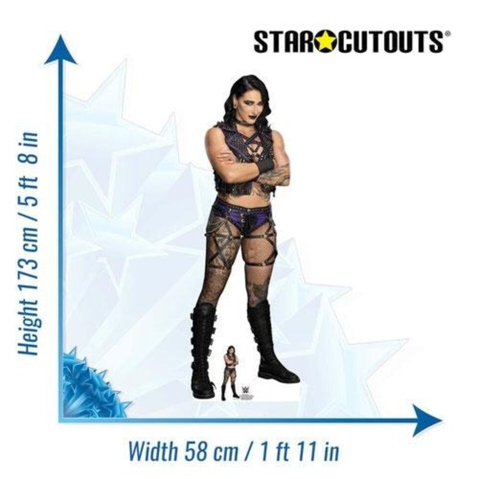 image 1 of Rhea Ripley Mami WWE Lifesize Cardboard Cutout 173cm