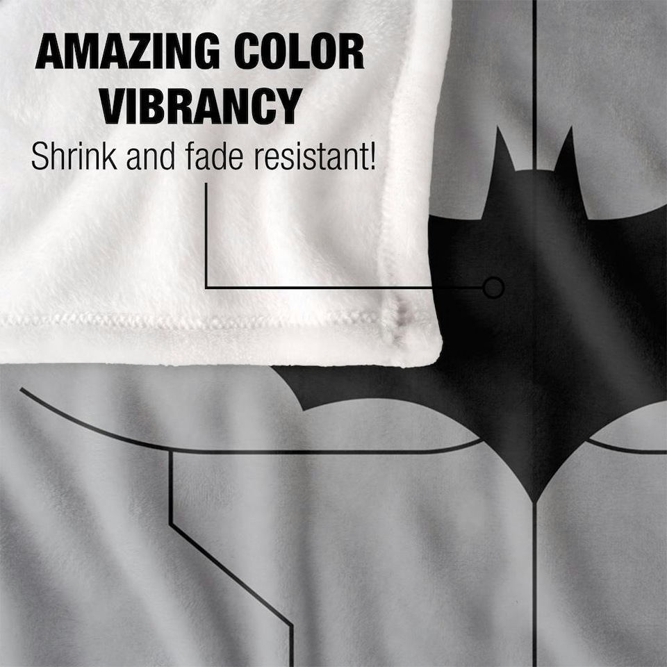 image 1 of Batman Batsuit Blanket - Multicoloured - One Size