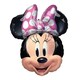 image 2 of Disney Minnie Mouse Foil Balloon - Pink/Black/Grey - One Size