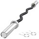 image 1 of SPORTNOW 120cm EZ Curl Bar, Olympic Barbell Bar for 5cm Weight Plates