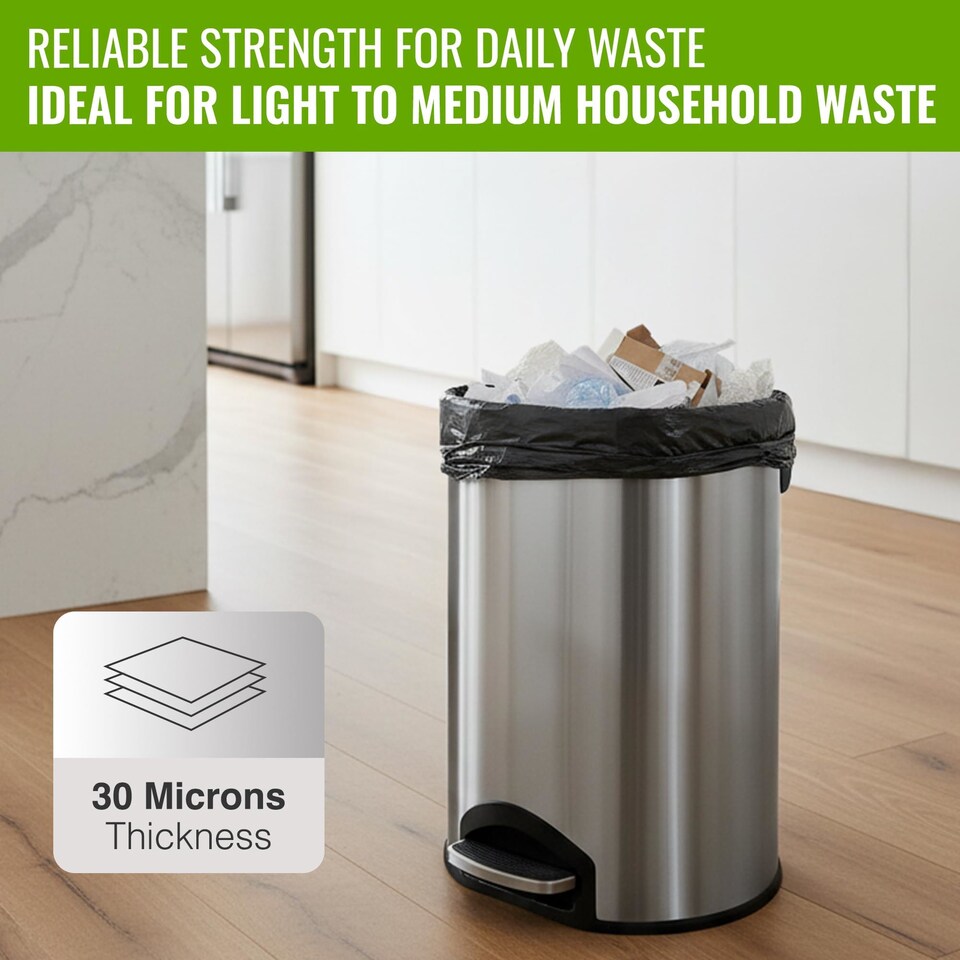 image 1 of Ecobag Everyday Bin Bags Heavy Duty Refuse Sacks Leak Resistant