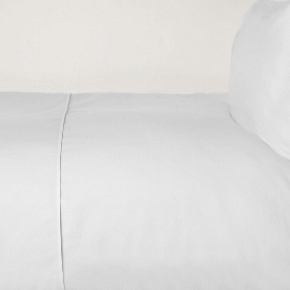 Belledorm 100% Cotton Sateen Duvet Cover - White - Emperor