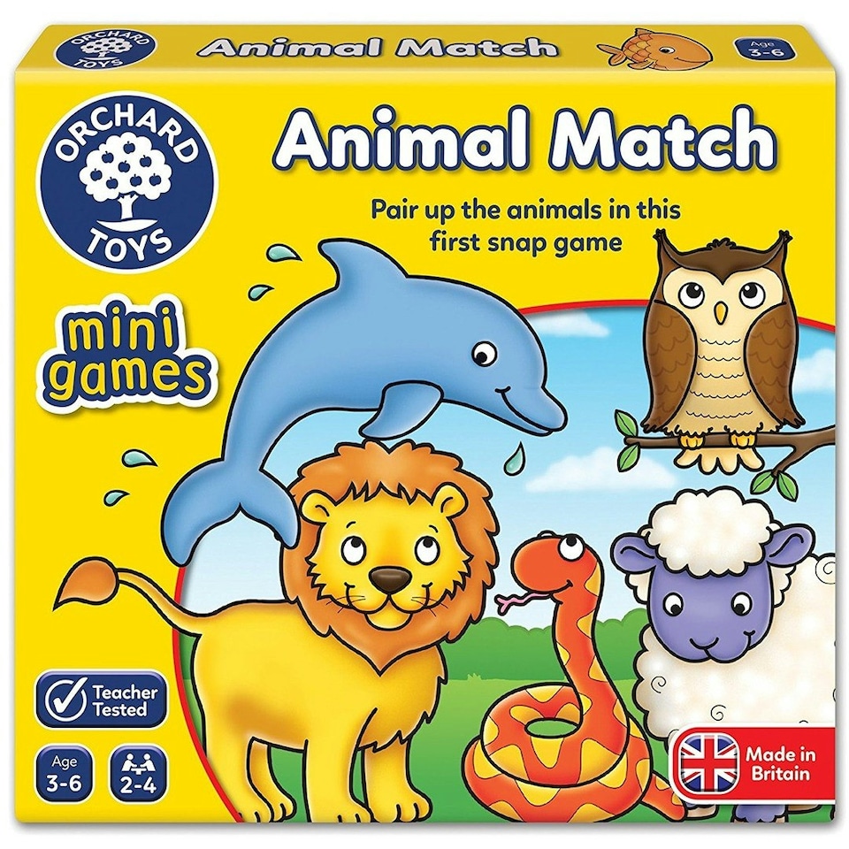 image 1 of Orchard Toys Animal Match Game
