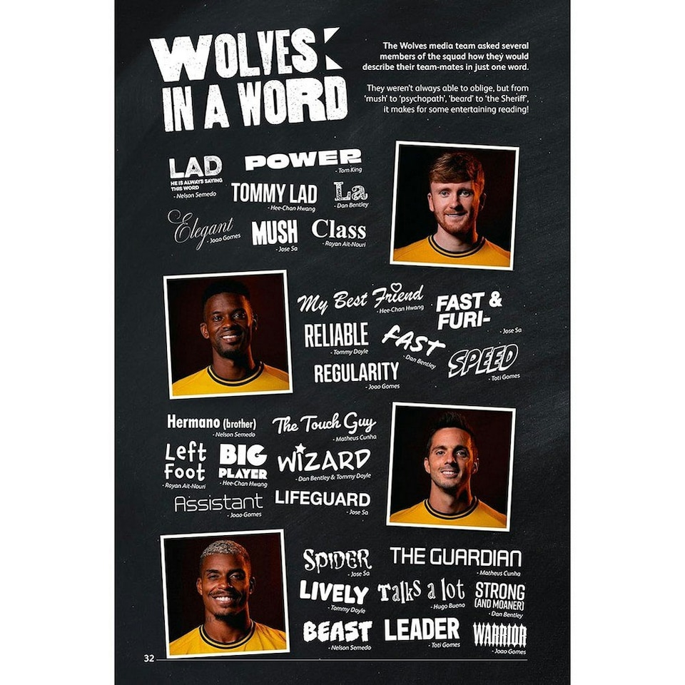 image 1 of Wolverhampton Wanderers FC 2025 Annual - Yellow/White - One Size
