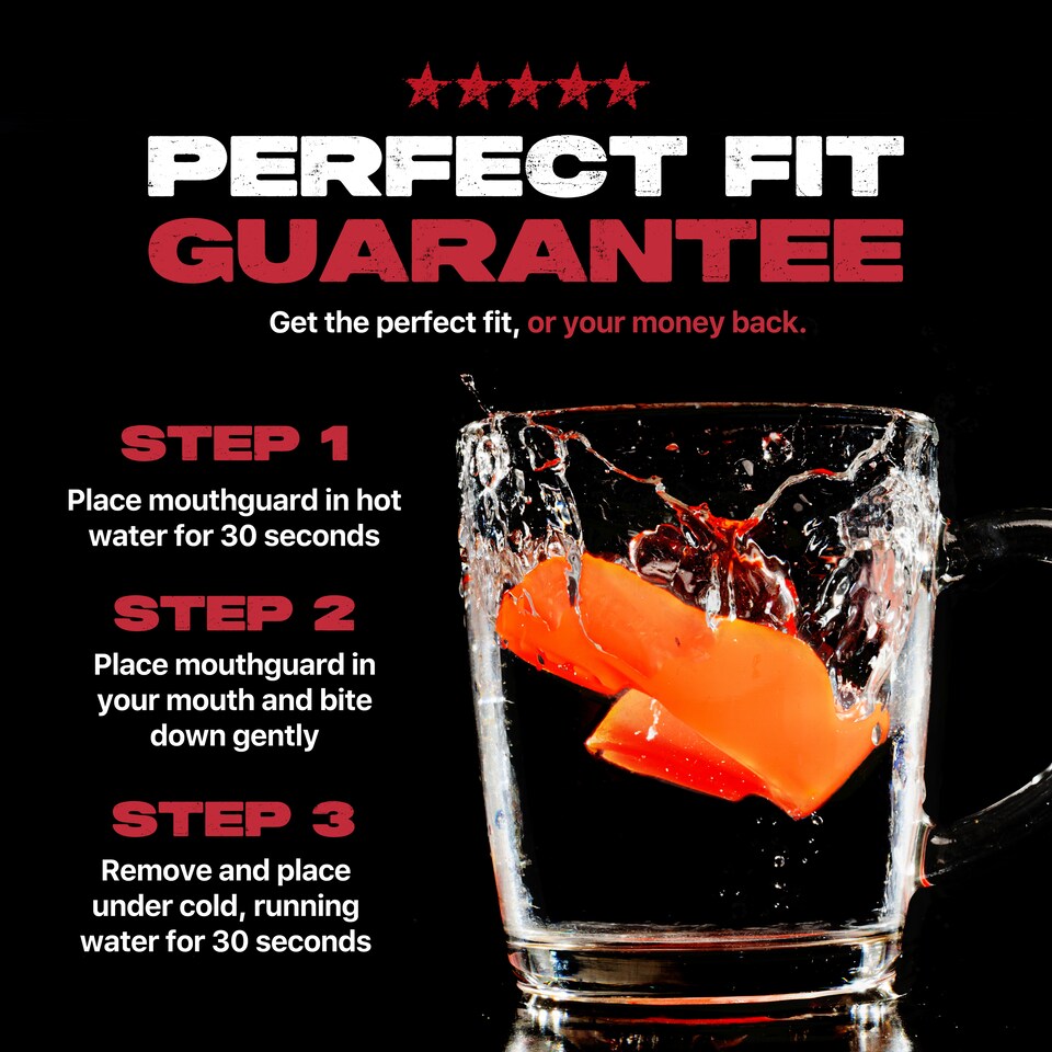 image 1 of SAFEJAWZ Intro Sports Mouth Guard Orange Adult/Junior