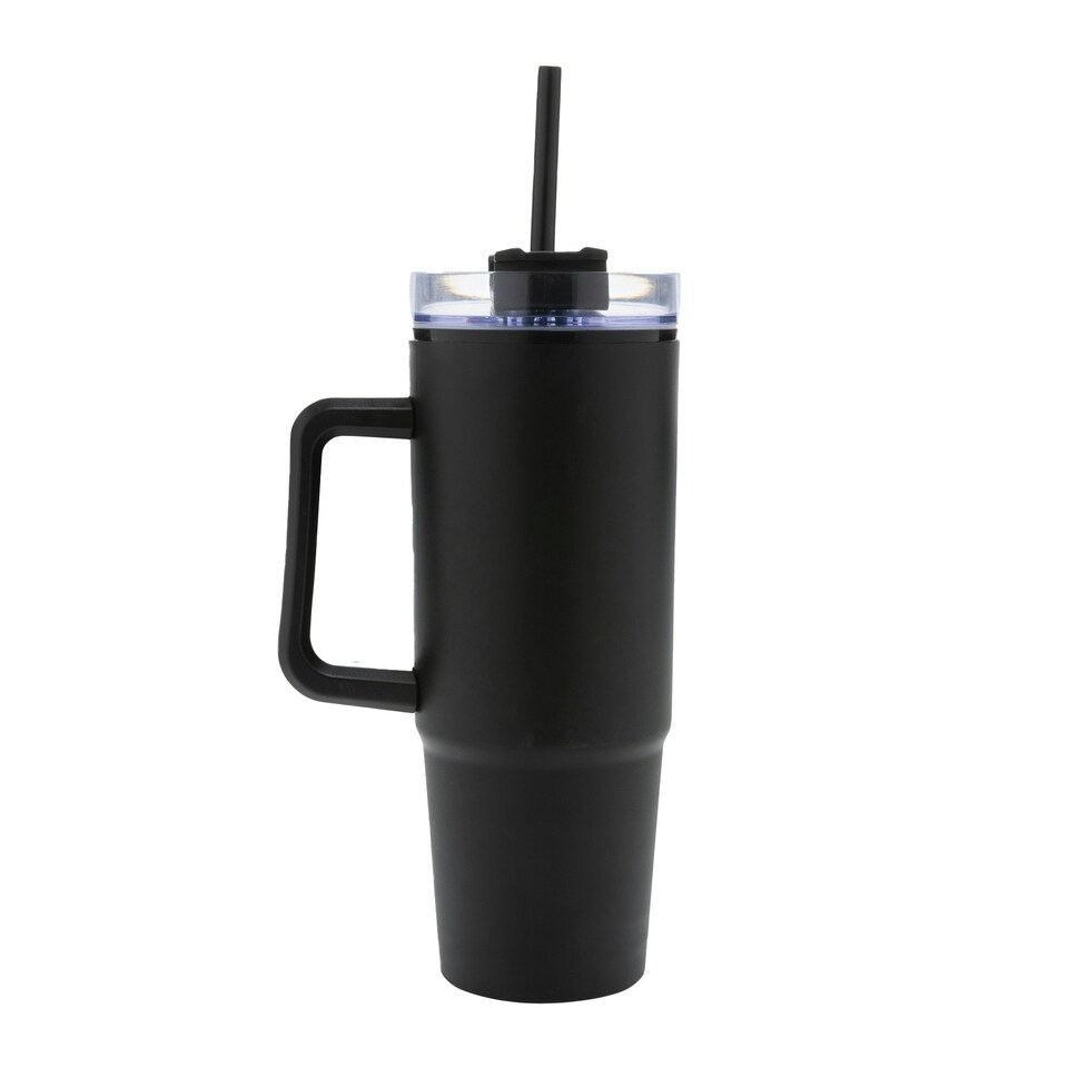 image 1 of XD Collection Tana Handle Plastic 900ml Tumbler - Black - One Size