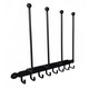 image 1 of Wall Fixing Boot Rack - Steel Wellie Stand - Steel - L7.6 x W36.8 x H53.3 cm - Black Black