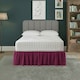 image 2 of Base Valance Polycotton Sheet for Divan Beds Easy Care Bed Base Cover | Pink | Fuchsia | Super King