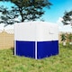 image 8 of Outsunny 2 x 2m Pop Up Gazebo with Sides Easy up Party Tent, Blue