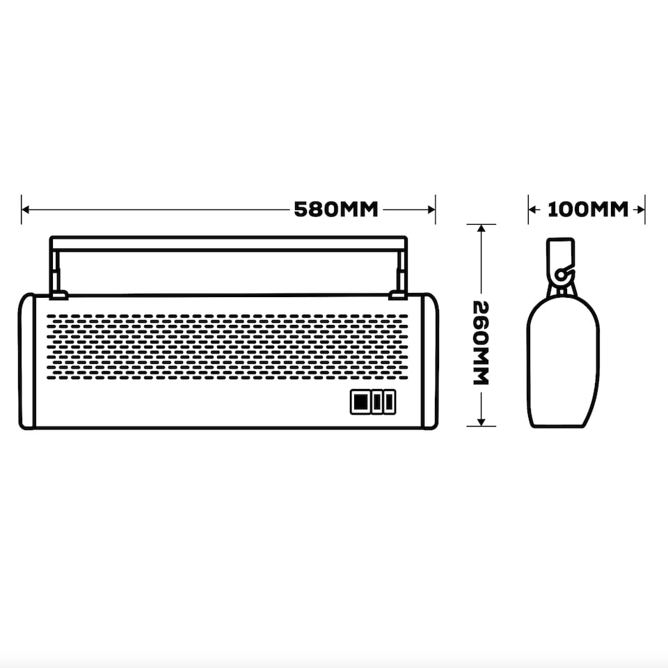 image 1 of TCP 3000W Lot 20 Compliant Air Curtain