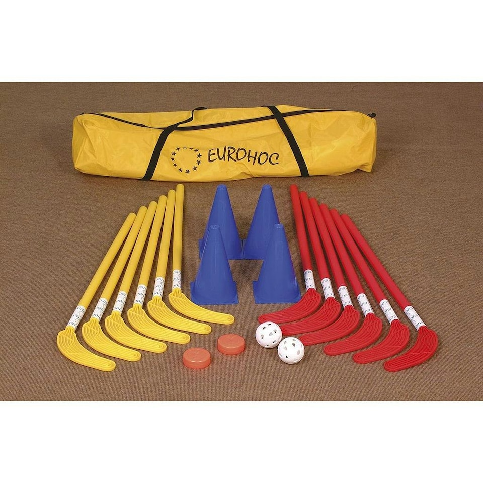 image 1 of Eurohoc Childrens/Kids Hockey Set - Multicoloured - One Size