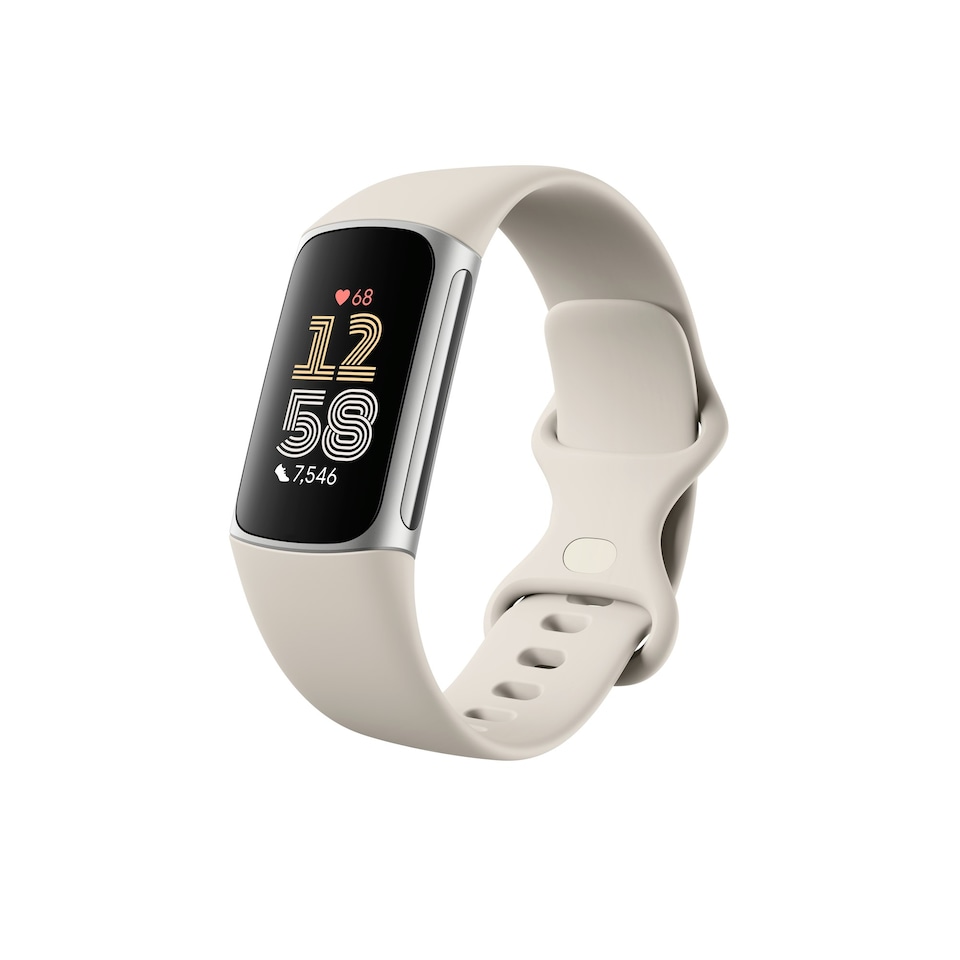 image 1 of Fitbit Charge 6 - Porcelain / Silver