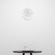 image 3 of Set of 2 White Metal Swirl Easy Fit Light Shades | White | Medium | 2