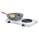image 1 of GEEPAS 2000W Double Hot Plate, White