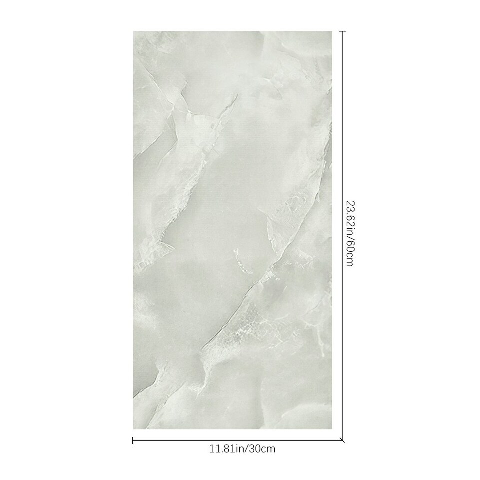 image 1 of Living and Home 10 Pcs Peel and Stick Marble Wall Tile | Multi