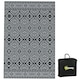 image 1 of Outsunny Reversible Waterproof Outdoor Rug W/ Carry Bag, 182 x 274cm 