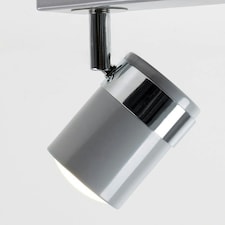 ValueLights Rosie 3 Way Grey Ceiling Bar Spotlight | Grey
