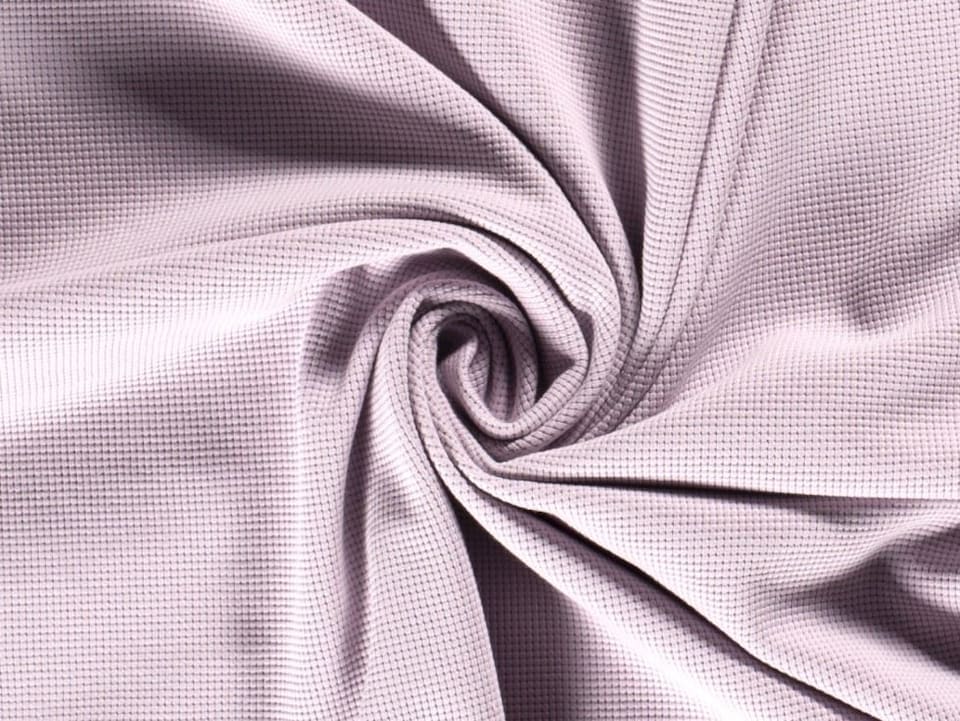Minerva Core Range Pink Mini Waffle Textured Stretch Knit Fabric for Dressmaking, 150cm / 59" Wide - per metre