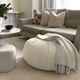 image 6 of rucomfy Indoor Snug Pouffe - Comfortable Bean Bag Footstool