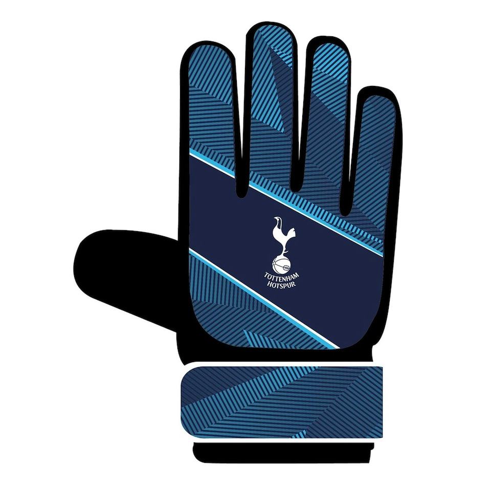 image 1 of Tottenham Hotspur FC Childrens/Kids Goalkeeper Gloves - Navy Blue/White - 5 Blue | 5